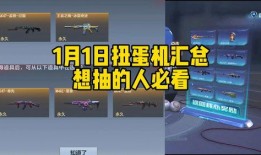 cf体验服最新爆料2020扭蛋机内容,神秘武器等你来抽！